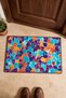 Colorful Stained-Glass Mosaic Pattern 889 Doormat, 40x60 cm, with Non-Slip Sole, Decorative - 4