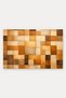 Brown and Beige Geometric Patterned 994 Doormat, 40x60 cm, Non-Slip Sole, Decorative - 5