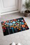 972 Door Mat with Colorful Circles Pattern, 40x60 cm, Non-Slip Sole, Decorative - 4