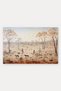 Yellow-Brown Landscape-Patterned Doormat, 40x60 cm, with Non-Slip Sole, Decorative - 5