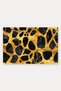 Gold and Black Giraffe-Patterned Doormat, 40x60 cm, with Non-Slip Sole, Decorative - 5