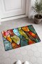 Colorful Abstract Patterned Doormat 813, 40x60 cm, Non-Slip Sole, Decorative - 2