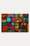 Colorful Mosaic Checked Patchwork-Patterned Doormat, 40x60 cm, with Non-Slip Sole, Decorative - 5