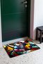 Colorful Abstract Patterned 856 Doormat, 40x60 cm, Non-Slip Sole, Decorative - 3