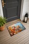 562 Colorful Butterfly Dance Pattern Doormat, 40x60 cm, Non-Slip Sole, Decorative