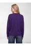 TWO MT SHOP QUALITY XSIDE Purple Knit Plain V-Neck Women's Sweater - 4