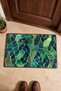 Emerald Green Mosaic Tile-Patterned Doormat, 40x60 cm, with Non-Slip Sole, Decorative - 4
