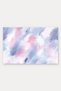 Lilac-Pink Pastel Brushstroke-Patterned Doormat, 40x60 cm, with Non-Slip Sole, Decorative - 5