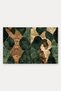 Khaki Coffee Camouflage Print Textured Doormat, 40x60 cm, Non-Slip Sole, Decorative - 5