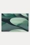 Pine Green 3D Wavy-Patterned Doormat, 40x60 cm, with Non-Slip Sole, Decorative - 5