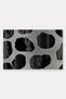 Gray and Black Door Mat with Large-Hole Textured Pattern, 40x60 cm, Non-Slip Sole, Decorative - 5