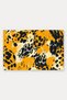 Mustard-Colored Black Leopard Print Doormat, 40x60 cm, with Non-Slip Sole, Decorative - 5
