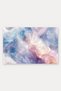 Blue Lilac Opal Marble Patterned Doormat, 40x60 cm, with Non-Slip Sole, Decorative - 5