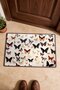 Colorful Butterfly Garden Pattern 550 Doormat, 40x60 cm, Non-Slip Sole, Decorative - 4