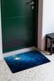 Navy Blue "Starry Night" Patterned Woven Doormat, 40x60 cm, with Non-Slip Sole, Decorative - 3