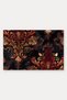 Black Coffee Copper Baroque Leaf-Patterned Doormat, 40x60 cm, with Non-Slip Sole, Decorative - 5