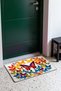 652 Colorful Butterfly Dance Pattern Doormat, 40x60 cm, with Non-Slip Sole, Decorative - 3