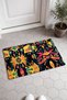 Black-Backed, Colorful Ethnic Motif Doormat, 40x60 cm, with Non-Slip Sole, Decorative - 2