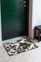 Black Cream Cow-Print Doormat, 40x60 cm, Non-Slip Sole, Decorative - 3