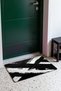 898 Black-and-White Striped Pattern Doormat, 40x60 cm, with Non-Slip Sole, Decorative - 3
