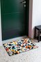 Cream and Black Terrazzo Confetti-Patterned Doormat, 40x60 cm, with Non-Slip Sole, Decorative - 3
