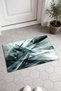 Black and White Abstract Patterned 891 Doormat, 40x60 cm, Non-Slip Sole, Decorative - 2