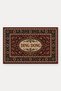 "Ding Dong" Printed 021 Doormat, 40x60 cm, Non-Slip Sole, Decorative - 5