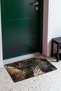 Coffee-Colored Python-Print Doormat, 40x60 cm, with Non-Slip Sole, Decorative - 3
