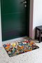 Colorful Butterfly Garden Pattern 583 Doormat, 40x60 cm, Non-Slip Sole, Decorative - 3