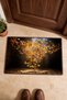 549 "Golden Butterfly Dance" Patterned Doormat, 40x60 cm, with Non-Slip Sole, Decorative - 4