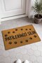 "Wipe Your Paws" Door Mat, 40x60 cm, Non-Slip Sole, Decorative - 2