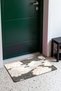 Gray and Pink Japanese Wave Peony-Patterned Doormat, 40x60 cm, with Non-Slip Sole, Decorative - 3