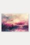 Pink Cream Door Mat with Foggy Landscape Pattern, 40x60 cm, Non-Slip Sole, Decorative - 5