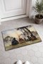 Green Nature Scenery Patterned Doormat, 40x60 cm, with Non-Slip Sole, Decorative - 4
