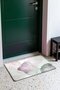 Lilac-Gray Transparent Layered Abstract Patterned Doormat, 40x60 cm, with Non-Slip Sole, Decorative - 3