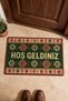 "Welcome" New Year's Doormat, 40x60 cm, Non-Slip Sole Christmas Doormat - 3
