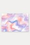 Pink and Lilac Pastel Fluid Wave Pattern Doormat, 40x60 cm, with Non-Slip Sole, Decorative - 5