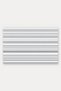 White and Gray Horizontal Striped Pattern Doormat, 40x60 cm, with Non-Slip Sole, Decorative - 5