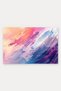 Pink and Lilac Pastel Brushstroke-Patterned Doormat, 40x60 cm, with Non-Slip Sole, Decorative - 5