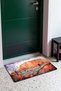 Red Nature Scene Patterned Doormat, 40x60 cm, with Non-Slip Sole, Decorative - 2
