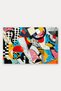 Colorful Pop Art Doodle Collage-Patterned Doormat, 40x60 cm, with Non-Slip Sole, Decorative - 5