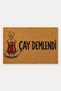 "Tea Is Brewed" Printed Doormat, 40x60 cm, Non-Slip Sole, Decorative - 5