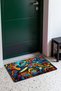 Colorful Abstract Patterned 976 Doormat, 40x60 cm, Non-Slip Sole, Decorative - 3