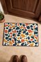 Navy Blue and Orange Terrazzo-Patterned Doormat, 40x60 cm, with Non-Slip Sole, Decorative - 4