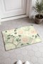 Mint Pink Peony Flower-Floral Print Doormat, 40x60 cm, with Non-Slip Sole, Decorative - 2