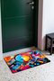 Colorful Geometric Waves Pattern 016 Doormat, 40x60 cm, Non-Slip Sole, Decorative - 3