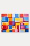 Colorful Geometric Patterned Woven Doormat, 975, 40x60 cm, Non-Slip Sole, Decorative - 5