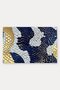 Navy Blue Door Mat with Gold Snake Skin Pattern, 40x60 cm, Non-Slip Sole, Decorative - 5
