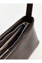 Peak New Season Women's Brown Leather-Look Shoulder Bag with Scarf - 5
