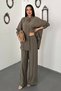 Khaki Shirt Double Set - 2